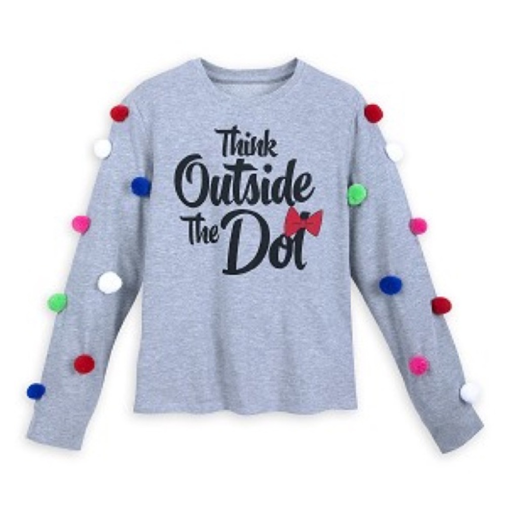 Disney Parks | Think Outside The Dot Sweatshirt size M